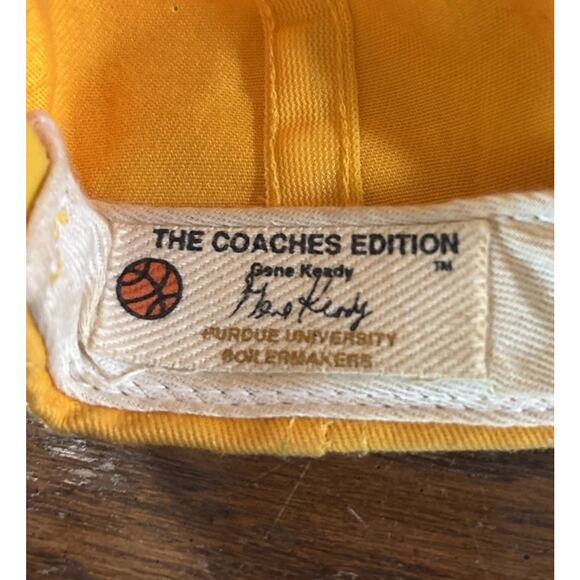 RARE Purdue University Boilers Coaches Edition Hat Gene Keady 80s Boilermakers - Picture 7 of 8